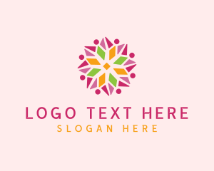 Floral Star Pattern logo