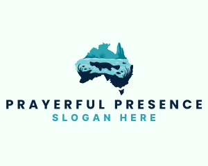 Australia Platypus River logo design