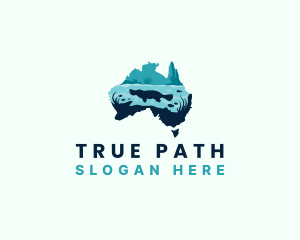 Australia Platypus River logo design