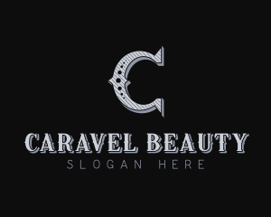 Luxury Decorative Ornament Letter C logo design