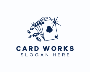 Poker Card Casino logo design