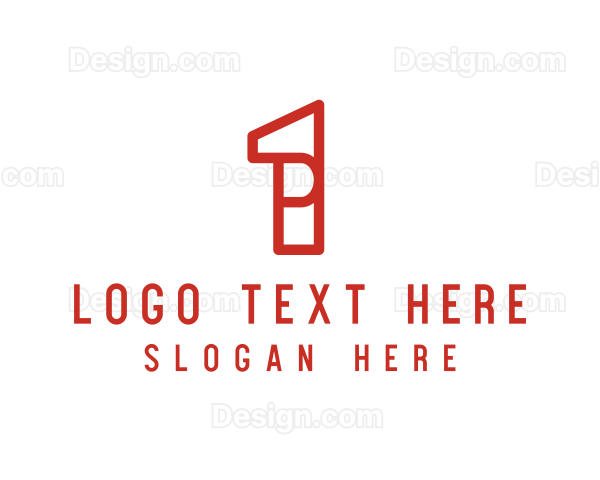 Red 1P Outline Logo