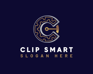 Cryptocurrency Gear Coin logo design