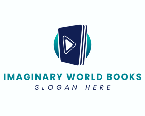 Media Library Book logo design