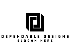 Tiling Interior Design logo design