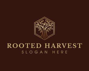 Tree Agriculture Horticulture logo design