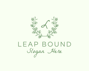 Nature Leaf Flower Decor logo design