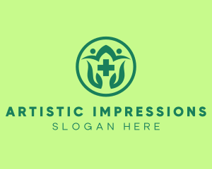 Green Cross Medical Clinic logo design