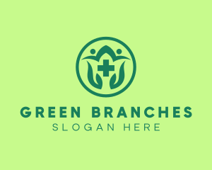 Green Cross Medical Clinic logo design