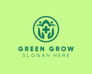 Green Cross Medical Clinic logo design