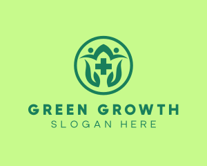 Green Cross Medical Clinic logo design