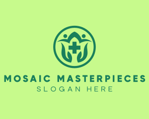 Green Cross Medical Clinic logo design