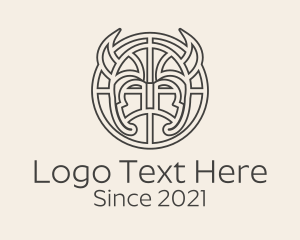 Viking Helmet Horns logo