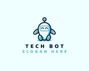 Cute Android Robot logo design