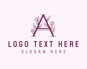 Flora Boutique Letter A  logo