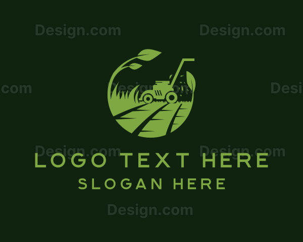 Organic Lawn Mower Logo