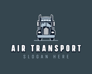 Cargo Hauling Truck logo design