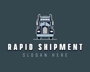 Cargo Hauling Truck logo design