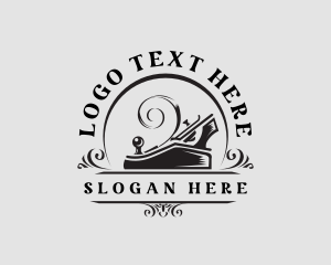 Wood Planer Carpentry logo