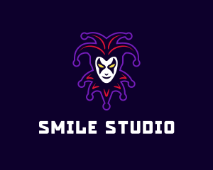 Clown Jester Joker logo