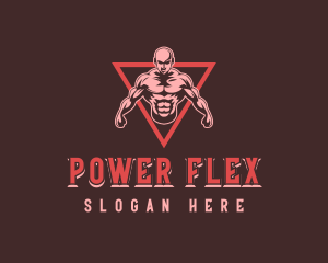 Strong Muscle Man logo