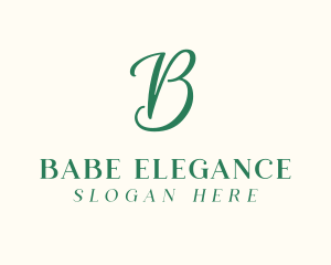 Luxury Cursive Boutique logo design