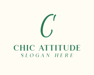 Luxury Cursive Boutique logo design