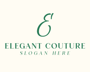 Luxury Cursive Boutique logo design