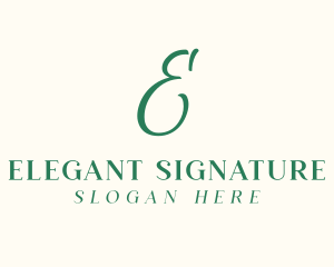 Luxury Cursive Boutique logo design