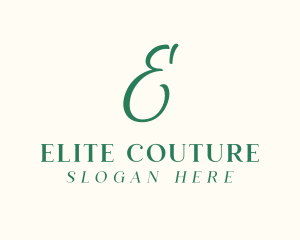 Luxury Cursive Boutique logo design