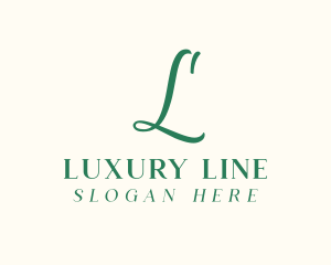 Luxury Cursive Boutique logo design