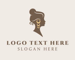 Brown Lady Earrings logo