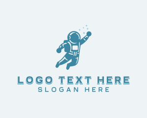 Astronaut Spaceman Suit Logo