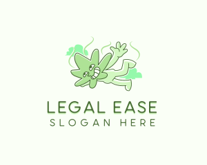 Marijuana Leaf Cannabis logo