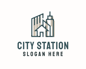 Urban Housing City logo design