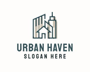 Urban Housing City logo design