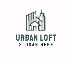 Urban Housing City logo design