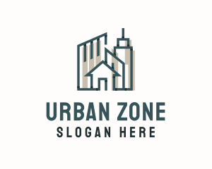 Urban Housing City logo design