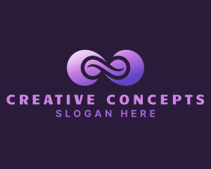 Creative Infinity Loop logo design