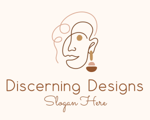Sophisticated Woman Earring logo