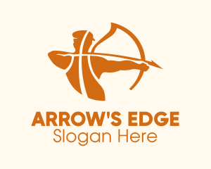 Orange Basketball Archery logo