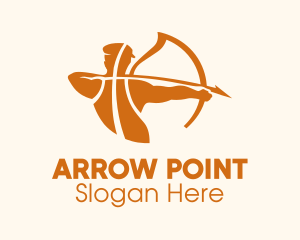 Orange Basketball Archery logo