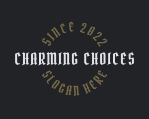 Gothic Style Branding logo