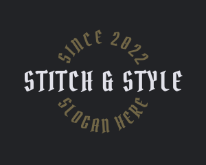 Gothic Style Branding logo design