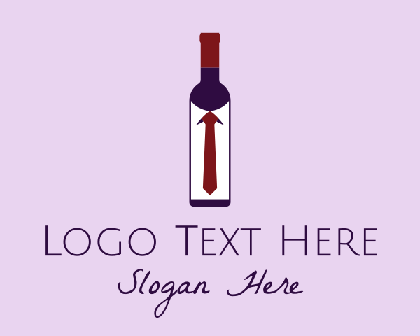 Wine Bottle Tie  logo