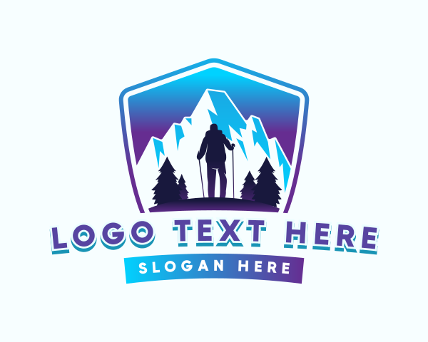 Hiking Mountain Outdoor logo