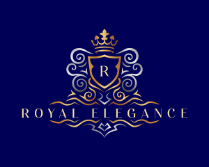 Royal Crown Shield logo design