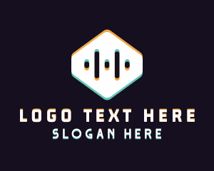 Digital Sound Hexagon  logo