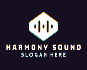 Digital Sound Hexagon  logo