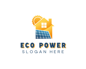 Home Solar Power logo design